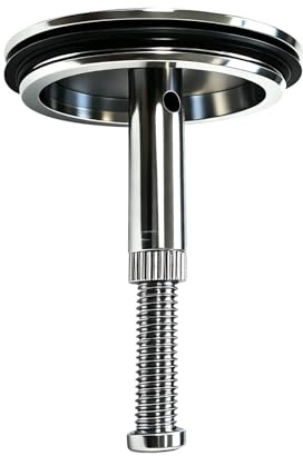 Tapón para Bañera 43mm Universal De Latón Cromado Tapon Lavabo Universal Tapón para Grifo De Ducha para Grifo De Ducha Bañeras Y Lavabos Estándar (Rango Ajuste: 50-70mm)