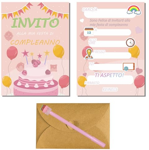 32pz Inviti Compleanno Bambino Biglietti Invito,biglietti invito compleanno, Auguri Regalo Compleanno Ragazza,biglietti invito compleanno bambina,inviti battesimo bimba,festa compleanno bambina