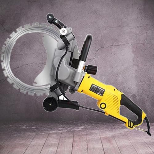 ExoticaBlend Ring Power Cutter Saw,Concrete Ring Saw,Electric Circular Saw 5000W for Cutting Reinforced Concrete Masonry and Natural Stone.High Frequency Cutting Depth 290mm