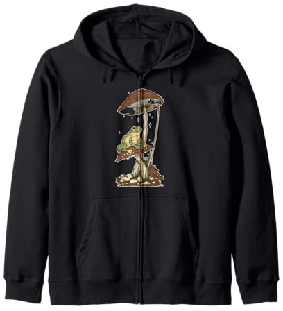 Camiseta mágica Frogcore - Fungi Toad y Cottage Frog Dreams Sudadera con Capucha