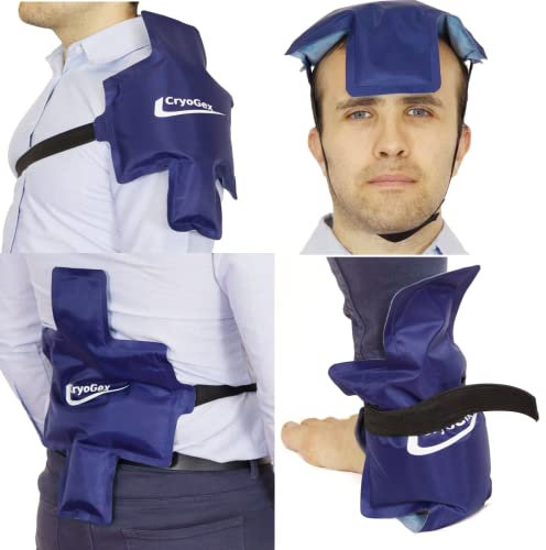 Kalt-Warm Gel-Pack Mit Hülle - 750gr (26.5oz) - 36x26cm (14.1x10.2inches) - Hülle 78 Bis 100cm (30 To 40 Inches)