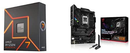 AMD Ryzen™ 7 7700X Desktop Processor (8-core/16-thread, 40MB cache, up to 5.4 GHz max boost)