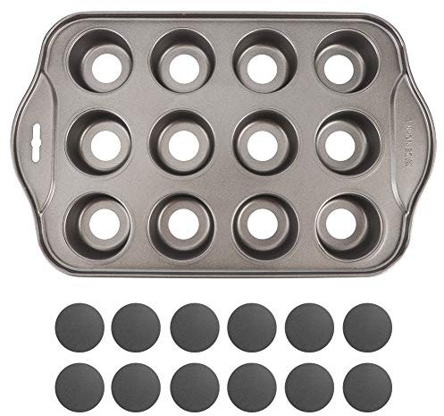 Set di Stampi Per Torte da Forno Fai-da-te Mini Teglia Rotonda Per Cheesecake Stampo Per Torte da Forno Utensili da Cucina Per Torte Muffin Torte Per Cucine Domestiche Pasticcerie Negozi di Dolci