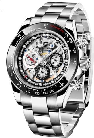 Pagani Design PD 1653 Montre Automatique Pour Homme Design Hollow Out Design mécanique étanche Cadran 40 mm Cristal Saphir PD 1653 Cadeau Pour Homme