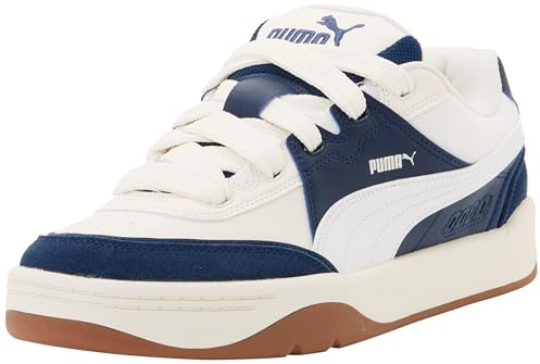 PUMA Tenis Unisex Park Lifestyle Sk8, Blanco cálido Puma Blanco Persa Azul, 43 EU
