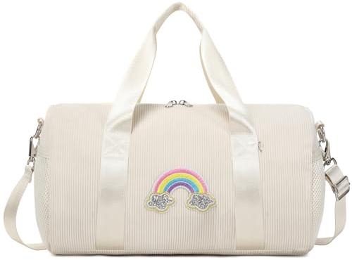 Borsa da Ginnastica Borsoni Sportiva per Bambina Ragazze Borse da Palestra Piccole per Balletto Latina, Moderna,Borsa da Danza con Tasca Impermeabile
