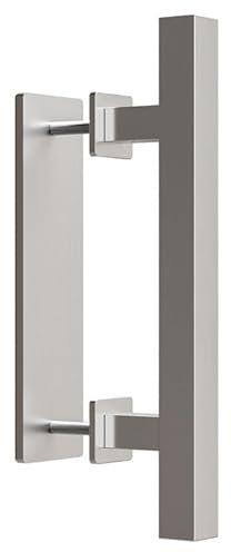 ETIASQSA Maniglia Per Porta D'Ingresso, Set Di Maniglie In Acciaio Inox Da 30 cm Per Porte Interne, Maniglie Per Porte Rettangolari, Maniglia Per Porte, Maniglia Per Porte Scorrevoli