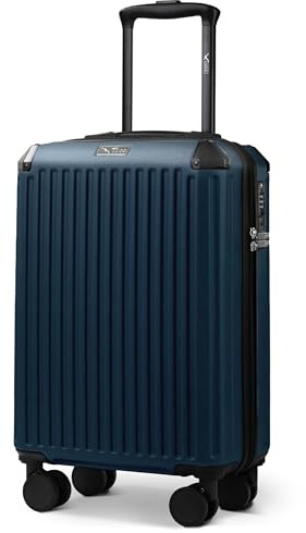 LUGG 20 Inch Sky Rover Carry On Suitcase - Lightweight ABS Hard Shell Cabin Luggage with TSA Lock, 4 Spinner Wheels, Telescopic Handle, Water Resistant Travel Case, EasyJet Overhead Size - 55x35x20cm