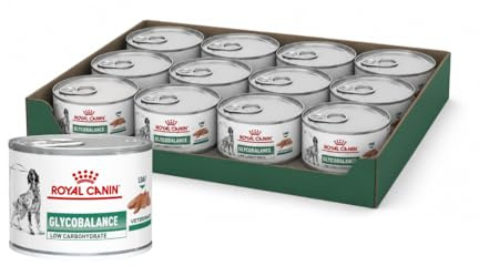 ROYAL CANIN Veterinary Glycobalance Low Carb Loaf | 12 x 195 g | Aliment diététique Complet pour Chiens | Faible en Calories