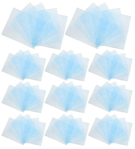 Zerodeko 200 Fogli di Filtri di Ricambio per Aspiratore Unghie in Carta Blu, Filtro Raccoglipolvere Tagliabile per Saloni e Uso Domestico, Accessorio per Trattamenti di Nail Art e Manicure