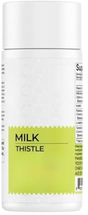 Milk Thistle - Stöd detox och reparation av levern, Antioxidation - Icke-GMO, Glutenfri