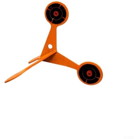 Reactive Spinner Target for Airgun Practice – Compatible Rotating Training Target with Self-Resetting Flip Action