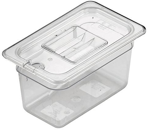 Gastronorm - Contenitore per alimenti, Trasparente, Quarter Size Lid