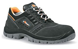 U-Power - Chaussures de sécurité basses classiques et robustes FOX - Environnements secs - S1 SRC 42 Gris Foncé
