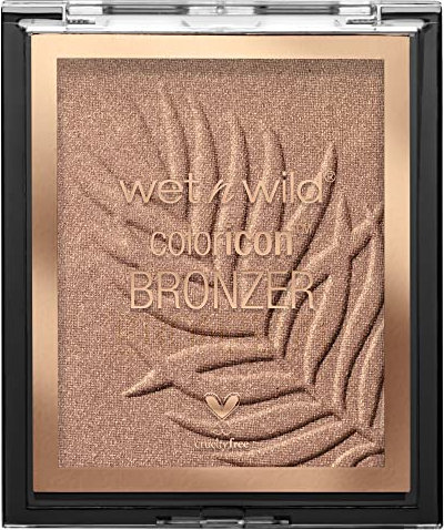 Wet n Wild, Color Icon Bronzer, weicher Bronzer mit Gel angereichert, langanhaltende Formel, für strahlende Haut wie von der Sonne geküsst, Vegan, Palm Beach Ready