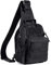 Kyrio Tactical Backpack, Outdoor Crossbody Shoulder Strap Daypack Chest Pack Mini Backpack für Wandern, Radfahren, Reisen, Schwarz