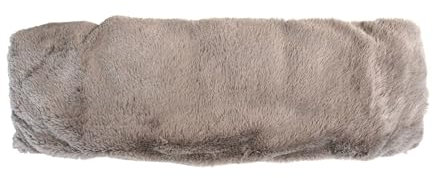 Habibi Plush Premium – 1709-B Wärmekissen Wärmegürtel grau, mit herausnehmbarem Körnerkissen - zum Erwärmen in der Mikrowelle/Backofen