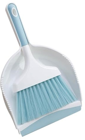 Hoement Set Mini Scopa E Paletta per Tavolo Auto Desktop Controsoffitto Tastiera Pulitore per Prese d'Aria Spazzola per Dettagli Auto Strumento di Pulizia