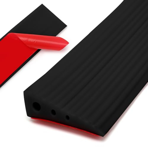 Dörrtröskelramp, 100x6x2 cm Dörrtröskelramp för dammsugarrobot, tröskelramp Rullstolsramp PVC Ramp för barnvagn, rullator eller e-Scooter,