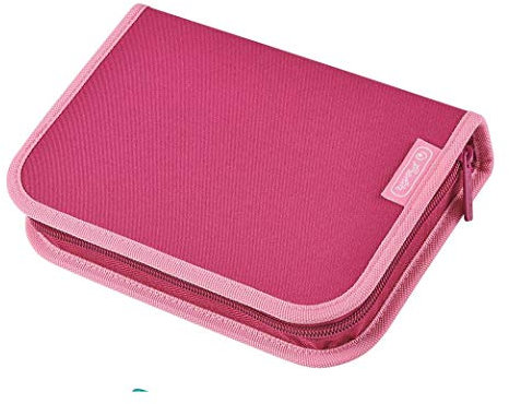 Herlitz Federtasche / Federmappe / Schüleretui / Farbe: beere/pink