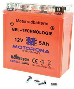 Gel Akku Batterie für MZ und Jawa 12V 5Ah, wartungsfrei Preis inkl. 7,50€ Pfand