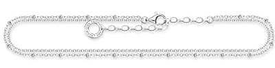 Thomas Sabo Damen Fußkette Doppelreihig 925 Sterlingsilber AK0030-001-21-L27v