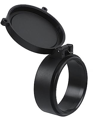 Couvercle de Lunette de Visée, Protection Lentille Portée de Fusil Couvre Portée 25.5-69mm Protecteur D'oculaire Rabattable pour la Chasse à l'extérieur