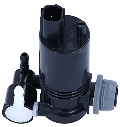 Pompe de Lave-glace Avant, Moteur de Pompe de Lave-glace à 2 Sorties Compatible avec Fiesta MK6 2002-2015, Numéro OEM : 1S7117K624FD, 1S7117K624FE, 1231600, 1355124, 1 355 124