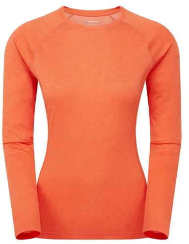 Montane Women's F Dart Long Sleeve T-Shirt Tigerlily Uk8/Eur36/Us4/Xs, Multicoloured, XS