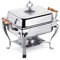 HOARLICN Edelstahl Chafing Dish Wärmebehälter Speisenwärmer, Edelstahl Chafer Chafing Dish Set Edelstahl Warmhaltebehälter Wärmebehälter Set Für Catering, Buffet Und Party