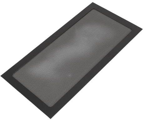 2 St PC Mesh Grill med Magnetisk Ramlist Datorkylare Fläkt Dammfilter för Dator PC-fodral PVC PC-fodral Dammnätsfilter (Svart)