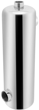 DCSYOG Scambiatore di Calore per Piscina, Scambiatore di Calore con Rivestimento Tubolare in Acciaio Inossidabile da 60 kW, Flusso di Acqua Calda 30 L/Min, Riscaldatore per Piscina per Spa, Piscina