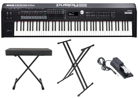 Roland RD-2000 EX 88-key Digital Piano Essentials Bundle