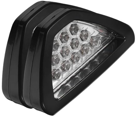 MAGICLULU 2 pièces Feu de Stop LED Triangle Avertisseur Arrière pour Voitures Camions et Accessoires de Étanche avec Visibilité