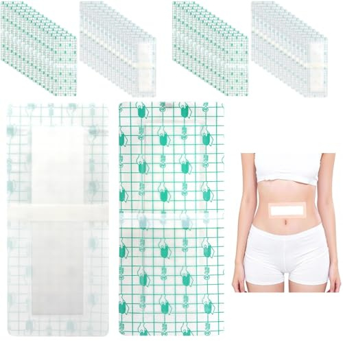 30PCS Benda Trasparente Impermeabile, 10x25 cm Pellicola Tatuaggi Copri, Waterproof Bandage Cerotti Elastici di Fissaggio Benda Pellicola Trasparente per la Cura dei Tatuaggi Protezione Delle Ferite