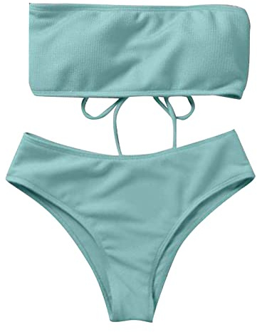 Generico Mutande Cotone Body Donna Lingerie Intimo Trasparente Pelle Set Sportive Slip Aperti Sexy San Valentino Perizoma Aperto Microfibra Costume sexydonna Hot(Azzurro,S)