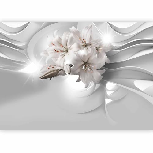 murando Photo Wallpaper Lily Abstraction 350x256 cm / 137.8 x 96.5