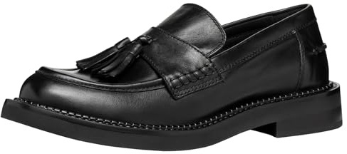Geox Womens D Serilda H Moccasin, Black, 8 UK