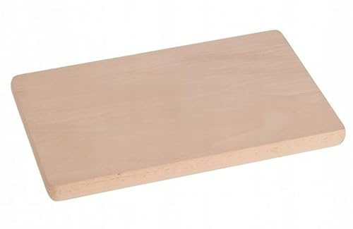 Tabla de desayuno de madera de haya 22 x 12 x 1 cm juego de 50 piezas
