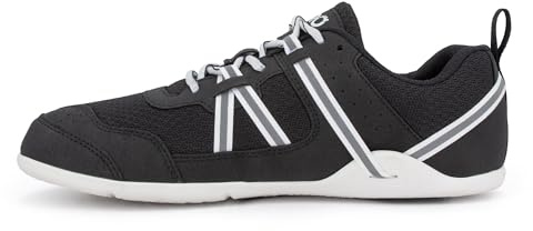 Xero Shoes Prio - Men's Minimalist Barefoot Trail and Road Running Shoe - Fitness, Athletic Zero Drop Sneaker Black Size: 5.5 UK