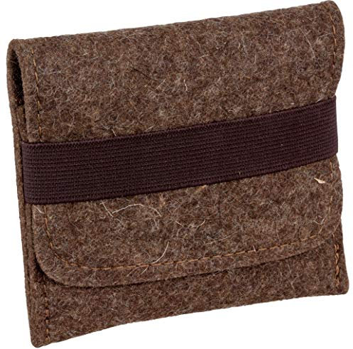 K & S Patronen Etui aus robustem Filz Verschiedene Größen (3 Kugelpatronen, 2 Schrotpatronen)