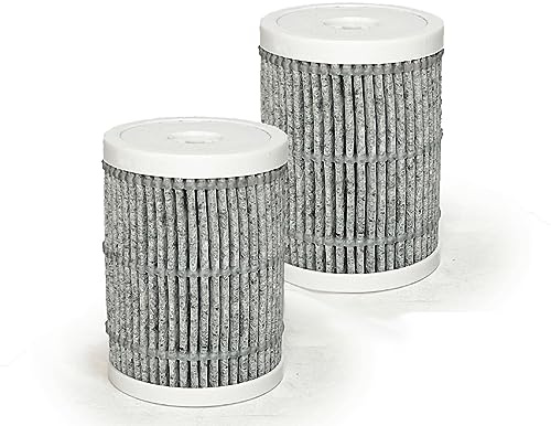 Nispira 2-in-1 HEPA Activated Carbon Replacement Filters For Munchkin Protable Air Purifier For Car, 2 Pack