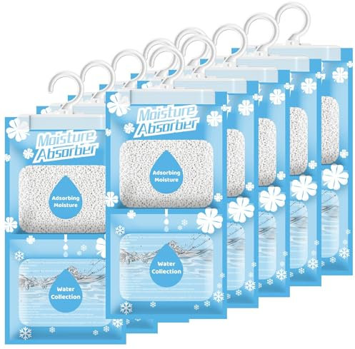 Boadw 10x230G Hänge Luftentfeuchter, Kleiderschrank Feuchtigkeitsabsorber für Keller, Schlafzimmer, Waschräume, gegen Feuchtigkeit Anti-Schimmel Desodorierende Trockenmittel-Tasche
