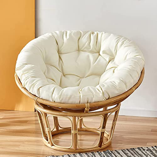 Generisch Cuscino per poltrona Papasan da esterno, spesso, morbido, cuscino per sedia a dondolo in papasan, cuscino sospeso, cuscino per poltrona Papasan, cuscino per esterni (solo cuscini),