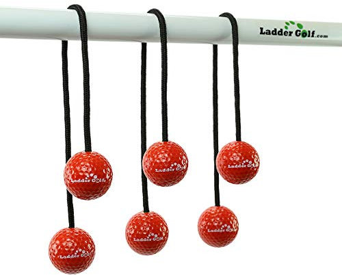 Ladder Golf Official Hard Bolas, 3PK (Red)