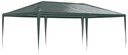 vidaXL Profi Partyzelt UV-beständig Wasserbeständig Pavillon Festzelt Gartenpavillon Gartenzelt Garten Zelt Bierzelt 4x6m Grün 90g/m²