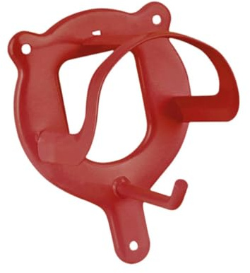 QSTDGVPW Horse Bridle Rack, Bridle Holder, Multi-Purpose Belt, Bridle Holder, Storage for Entryways, Tack Rooms, red