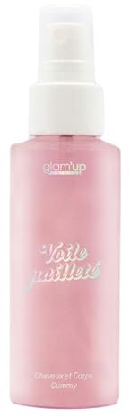 Glam'Up Paris - Brume Parfumée & Pailletée Corps, Cheveux et Vêtements - Spray Corporel Scintillant - Parfum Gummy