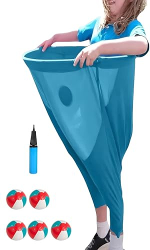 Jättekastspel Granny Pant Yard Games, det ultimata spelet för trädgårdsfester, gigantiska kastspel för friluftsliv (blå, vuxen)
