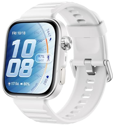 HUAWEI Watch FIT 5 Pro Smartwatch, Preciso GPS, ECG, 3000 Nits, Blanco